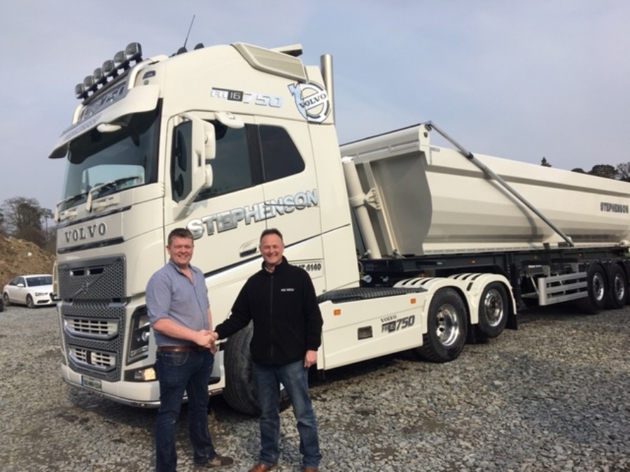 Another Steel Bodied Trailer on the road in Ireland 